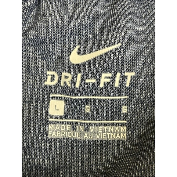 Nike Dri Fit Jogger Sweatpants‎ Womens L Navy Blue Elastic Waist Drawstring - Picture 9 of 12